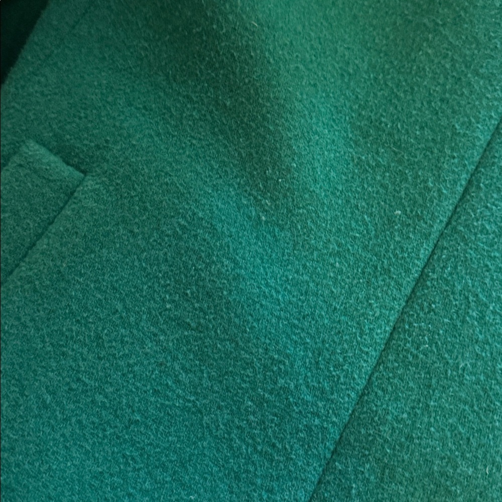 J. Crew Green Wool Coat - Picture 4 of 7